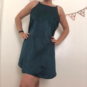 ~vintage Gloria Vanderbilt teal nightie (m)~